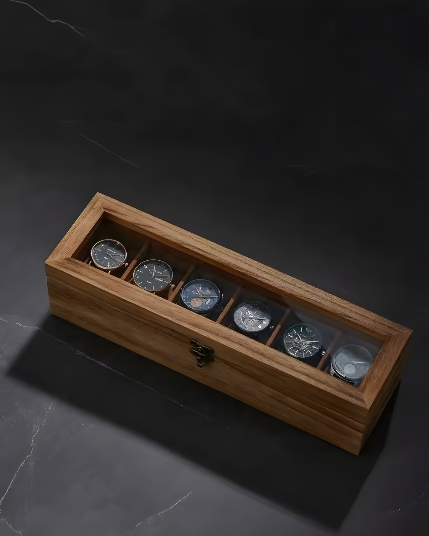 Wood Grain Display Case